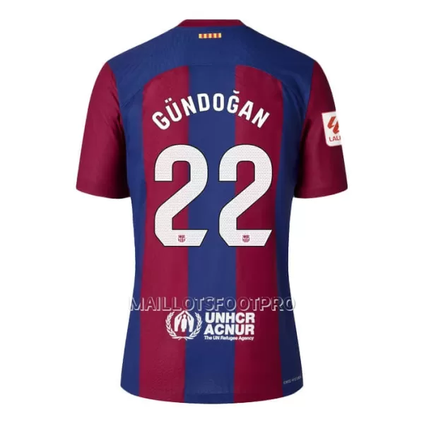 Maillot FC Barcelone Gundogan 22 Homme Domicile 2023-24