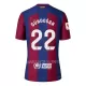 Maillot FC Barcelone Gundogan 22 Homme Domicile 2023-24