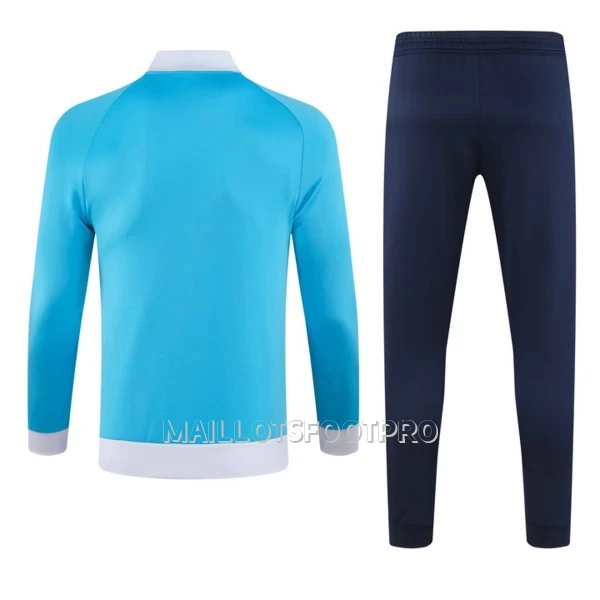 Manchester City Ensemble Vestes d'Entraînement Homme 2023-24 Bleue