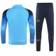 SSC Naples Ensemble Sweat d'Entraînement Homme 2023-24 Quart-Zip Bleue