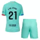 Maillot FC Barcelone Frenkie de Jong 21 Enfant Third 2023-24