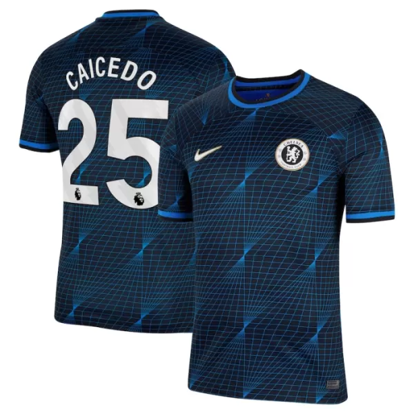 Maillot Chelsea Caicedo 25 Homme Extérieur 2023-24