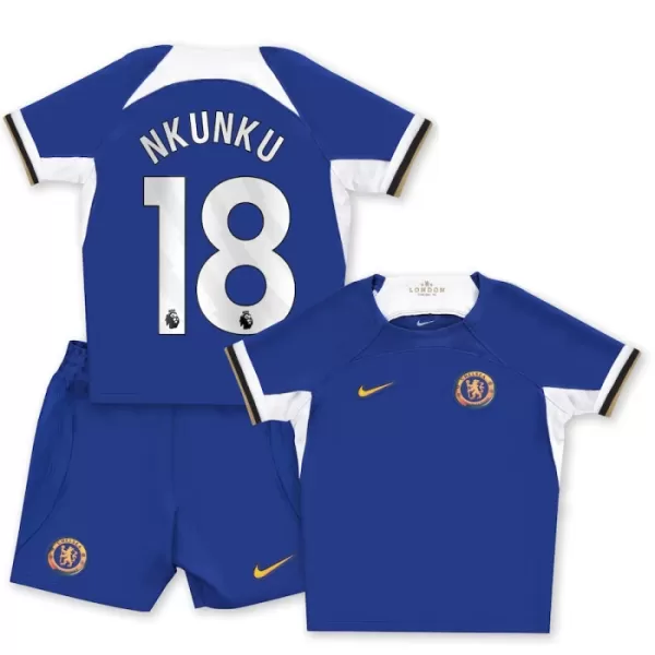 Maillot Chelsea Nkunku 18 Enfant Domicile 2023-24