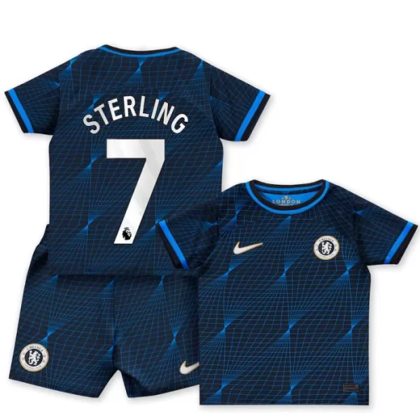 Maillot Chelsea Sterling 7 Enfant Extérieur 2023-24