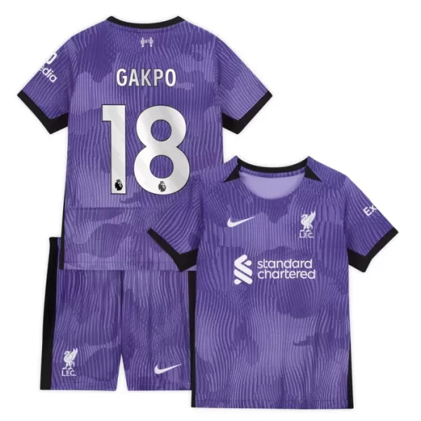 Maillot Liverpool Gakpo 18 Enfant Third 2023-24