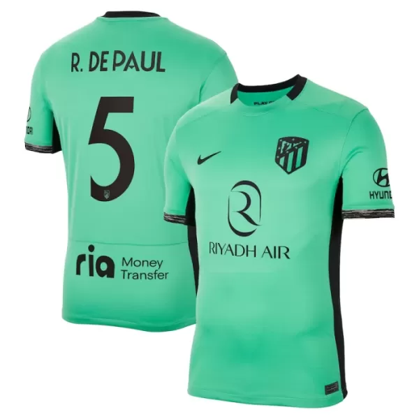 Maillot Atlético Madrid R. De Paul 5 Homme Third 2023-24