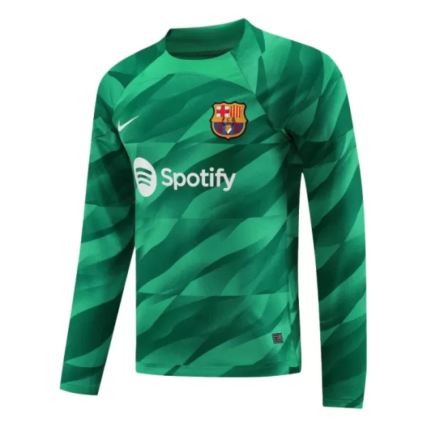 Maillot Gardien FC Barcelone Ter Stegen 1 Homme Domicile 2023-24 Manches Longues