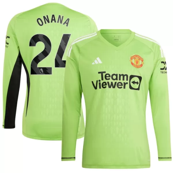 Maillot Gardien Manchester United Onana 24 Homme Domicile 2023-24 Manches Longues