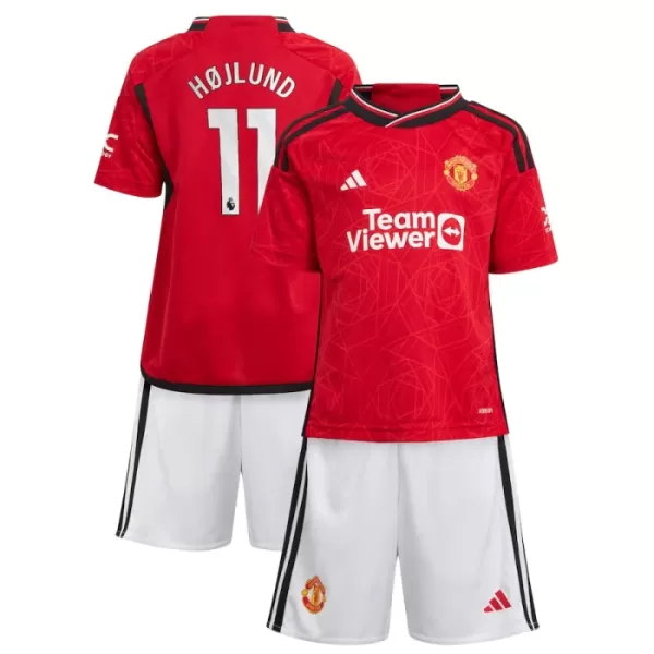 Maillot Manchester United Højlund 11 Enfant Domicile 2023-24