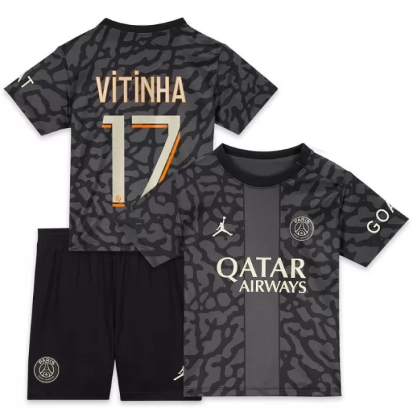 Maillot Paris Saint-Germain Vitinha 17 Enfant Third 2023-24