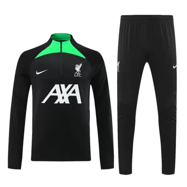 Liverpool Kit Sweat d'Entraînement Homme 2023-24 Quart-Zip Noire