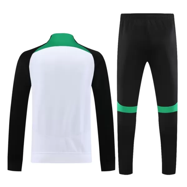 Liverpool White Ensemble Vestes d'Entraînement Homme 2023-24 Verte