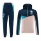 Manchester City Hoodie Kit Sweat d'Entraînement Homme 2023-24 Quart-Zip Crème