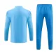 Manchester City Kit Sweat d'Entraînement Homme 2023-24 Quart-Zip Bleue