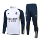 Real Madrid Kit Sweat d'Entraînement Homme 2023-24 Quart-Zip Blanche