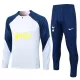 Tottenham Hotspur Kit Sweat d'Entraînement Homme 2023-24 Quart-Zip Blanche