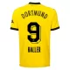 Maillot Borussia Dortmund Haller 9 Homme Domicile 2023-24