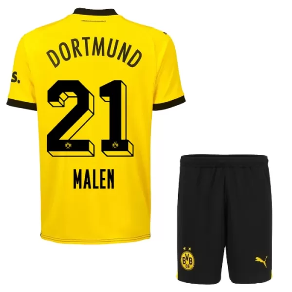 Maillot Borussia Dortmund Malen 21 Enfant Domicile 2023-24