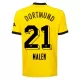 Maillot Borussia Dortmund Malen 21 Homme Domicile 2023-24