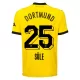 Maillot Borussia Dortmund Sule 25 Homme Domicile 2023-24