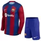 Maillot Manches Longues FC Barcelone Enfant Domicile 2023-24