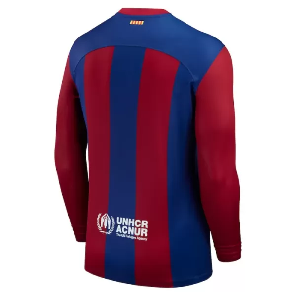 Maillot Manches Longues FC Barcelone Enfant Domicile 2023-24