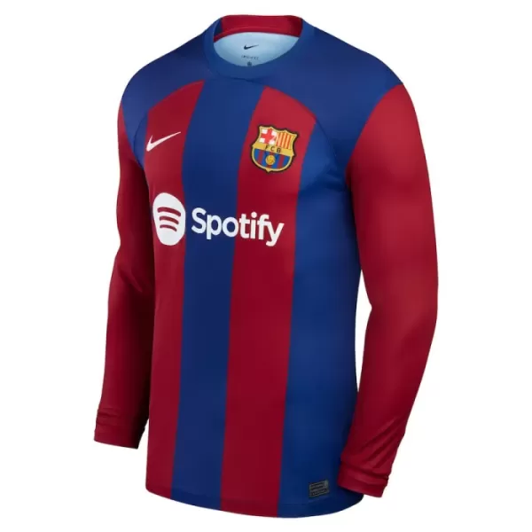 Maillot Manches Longues FC Barcelone Homme Domicile 2023-24