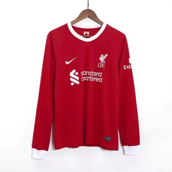 Maillot Manches Longues Liverpool Homme Domicile 2023-24