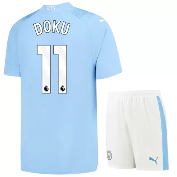 Maillot Manchester City Doku 11 Enfant Domicile 2023-24