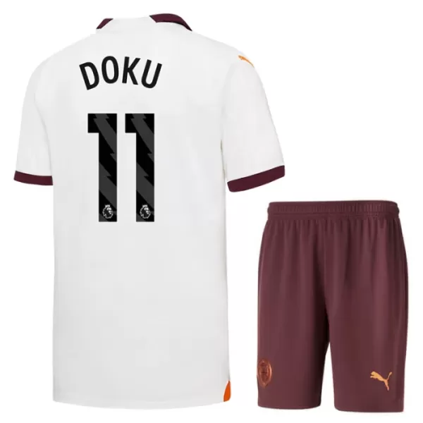 Maillot Manchester City Doku 11 Enfant Extérieur 2023-24