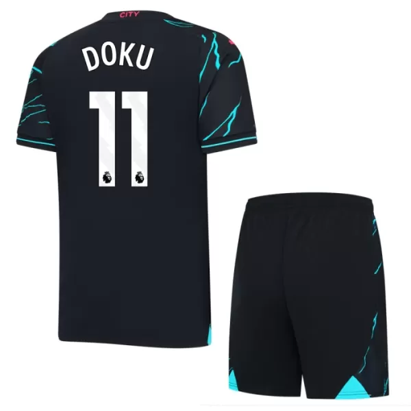 Maillot Manchester City Doku 11 Enfant Third 2023-24