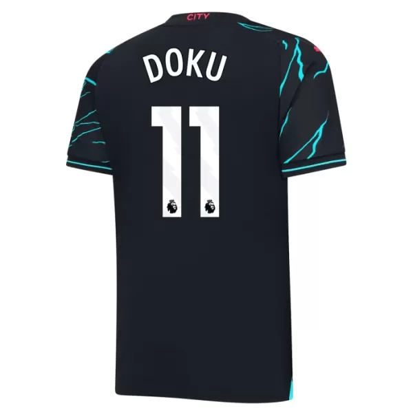 Maillot Manchester City Doku 11 Homme Third 2023-24