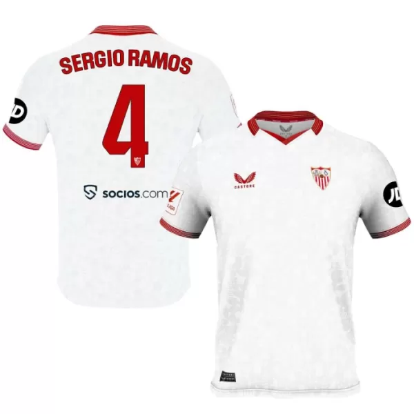 Maillot Séville FC Sergio Ramos 4 Homme Domicile 2023-24