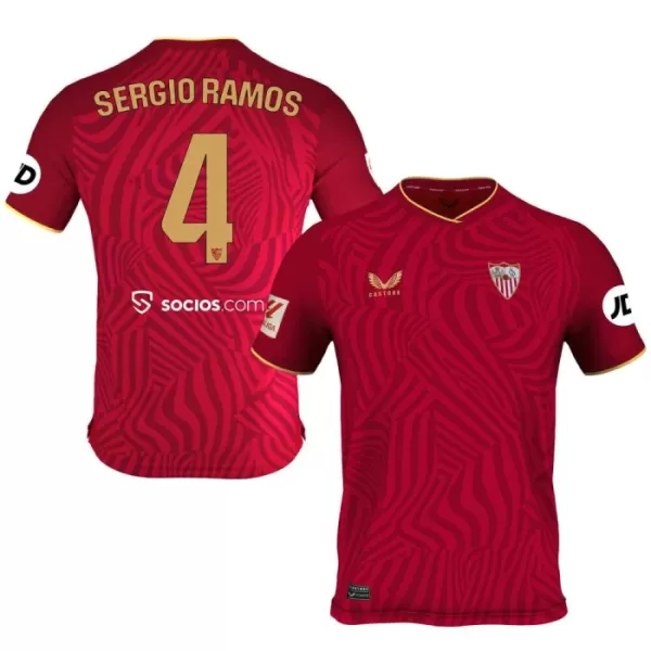 Maillot Séville FC Sergio Ramos 4 Homme Extérieur 2023-24