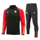 AS Roma Kit Sweat d'Entraînement Enfant 2023-24 Quart-Zip Noire