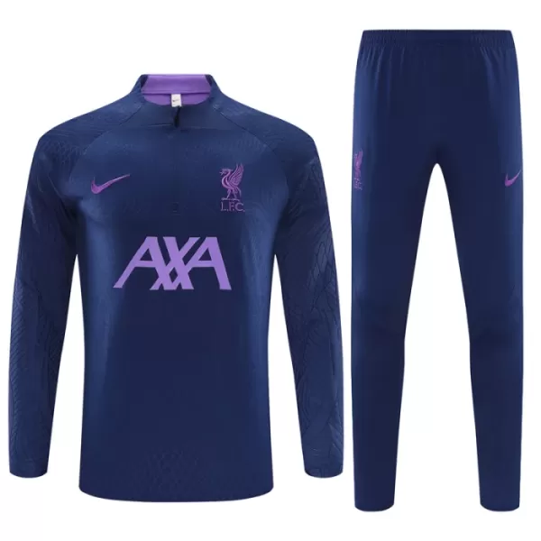 Liverpool Kit Sweat d'Entraînement Enfant 2023-24 Quart-Zip Navy