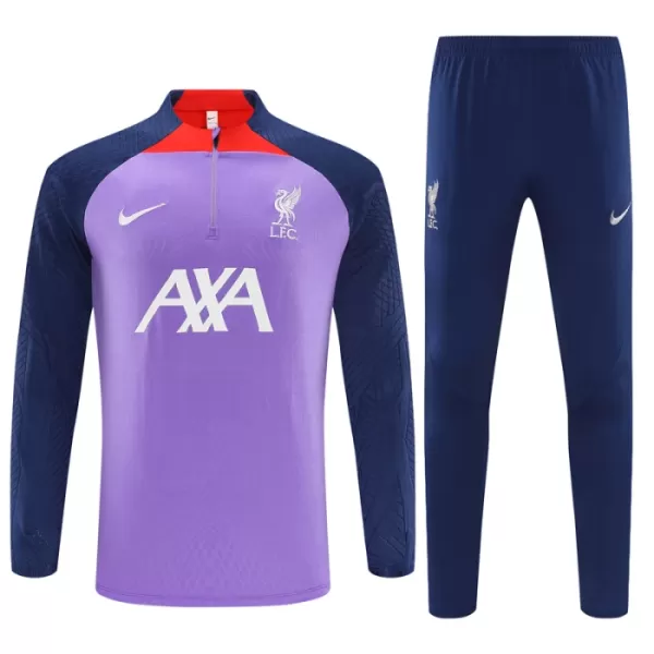 Liverpool Kit Sweat d'Entraînement Enfant 2023-24 Quart-Zip Violet