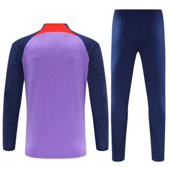 Liverpool Kit Sweat d'Entraînement Homme 2023-24 Quart-Zip Violet