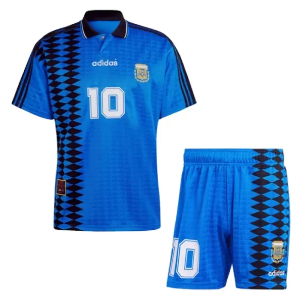 Maillot Argentine 10 Enfant Extérieur Rétro 1994