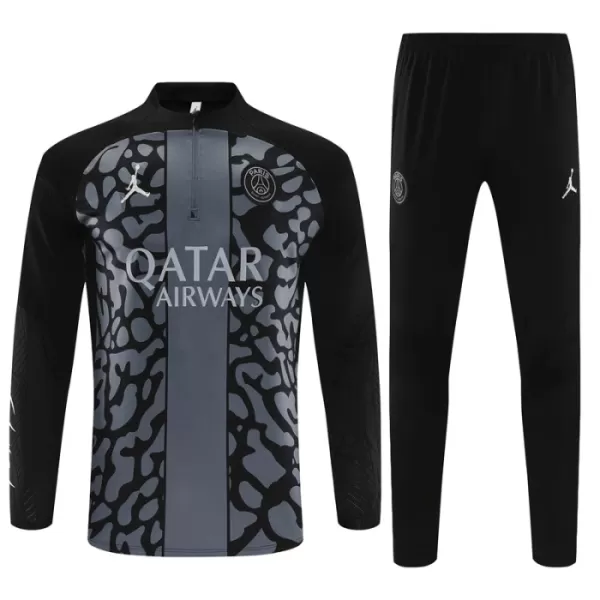 Paris Saint-Germain Kit Sweat d'Entraînement Homme 2023-24 Quart-Zip Noire