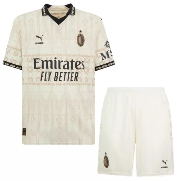 Maillot AC Milan Enfant Fourth 2023-24 Blanche