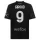 Maillot AC Milan Olivier Giroud 9 Homme Fourth 2023-24 Noire