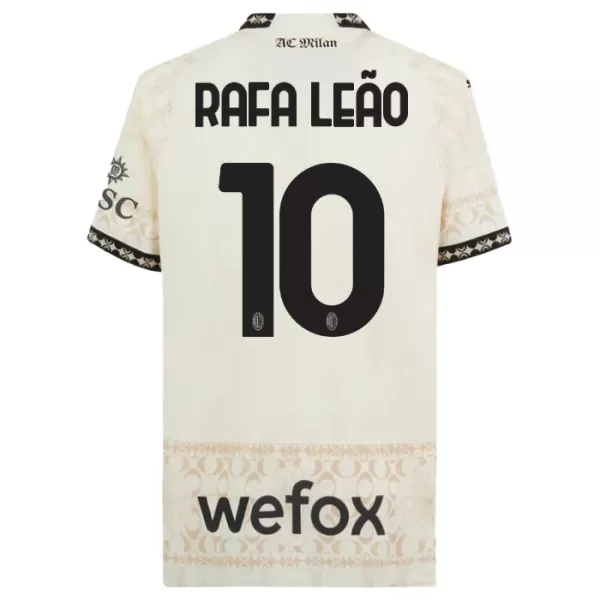 Maillot AC Milan Rafael Leao 10 Enfant Fourth 2023-24 Blanche