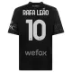 Maillot AC Milan Rafael Leao 10 Enfant Fourth 2023-24 Noire