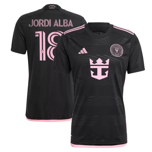 Maillot Inter Miami CF Jordi Alba Ramos 18 Homme Extérieur 2024-25