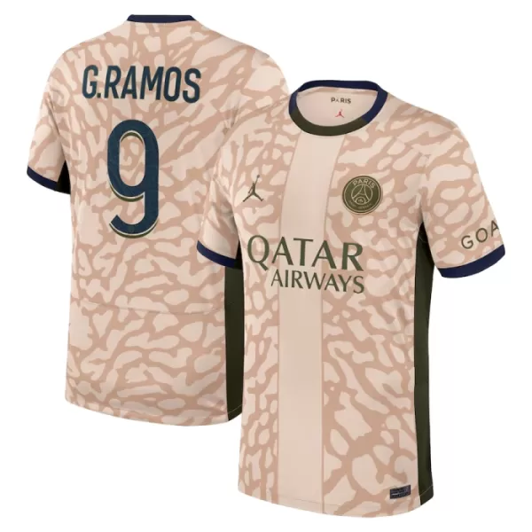 Maillot Paris Saint-Germain Goncalo Ramos 9 Homme Fourth Jordan 2023-24