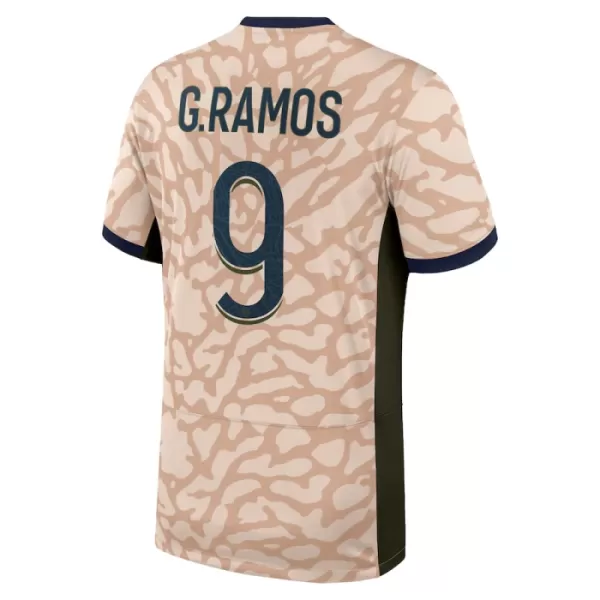 Maillot Paris Saint-Germain Goncalo Ramos 9 Homme Fourth Jordan 2023-24