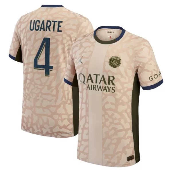 Maillot Paris Saint-Germain Manuel Ugarte 4 Homme Fourth Jordan 2023-24