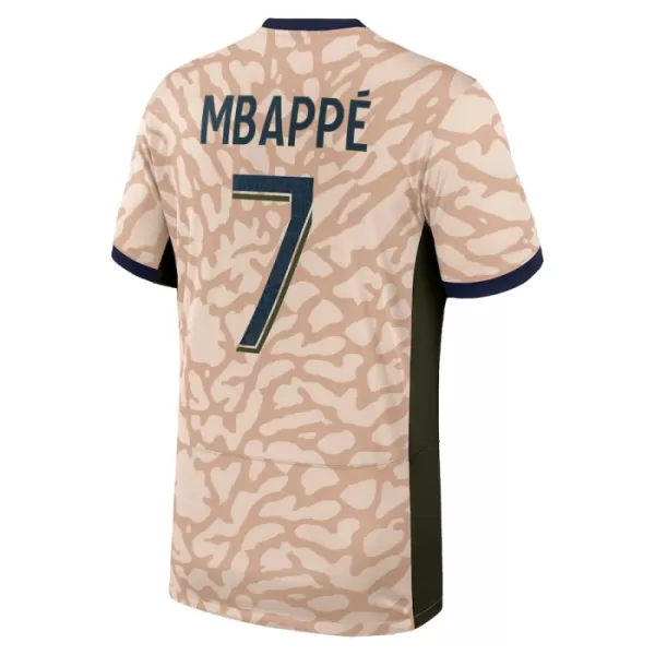 Maillot Paris Saint-Germain Mbappé 7 Enfant Fourth Jordan 2023-24