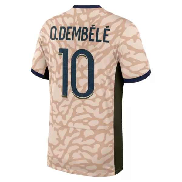 Maillot Paris Saint-Germain O. Dembele 10 Homme Fourth Jordan 2023-24